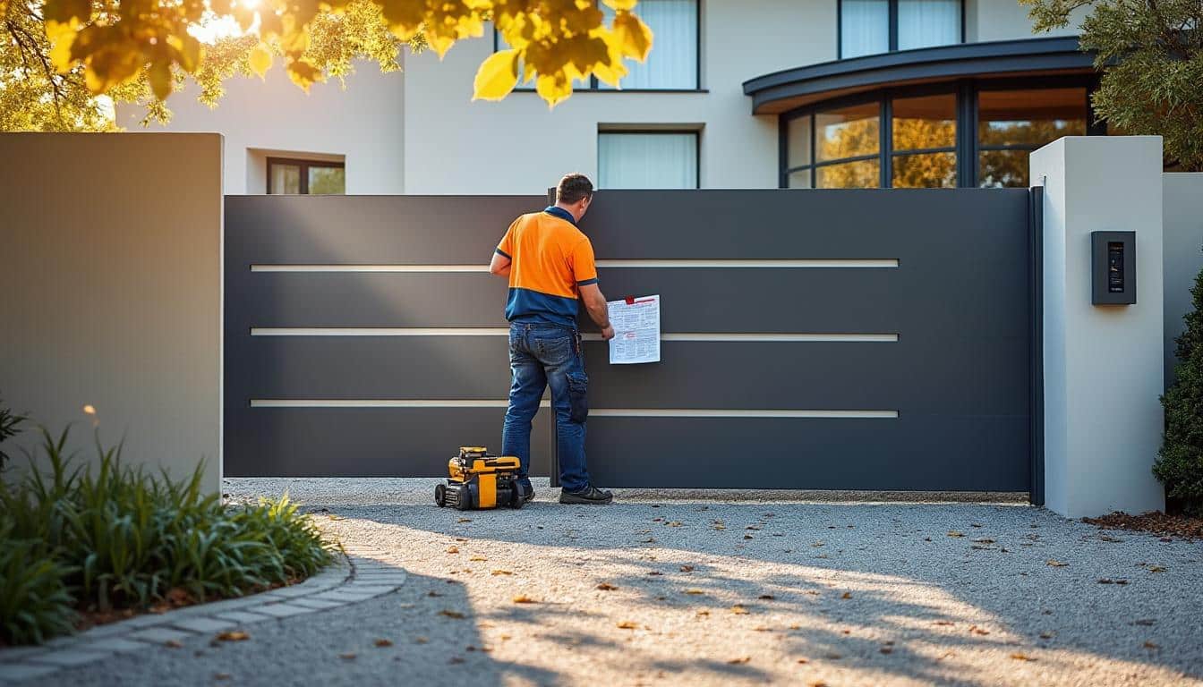 Illustration: Présentation de la motorisation de portail Avidsen et de ses avantages