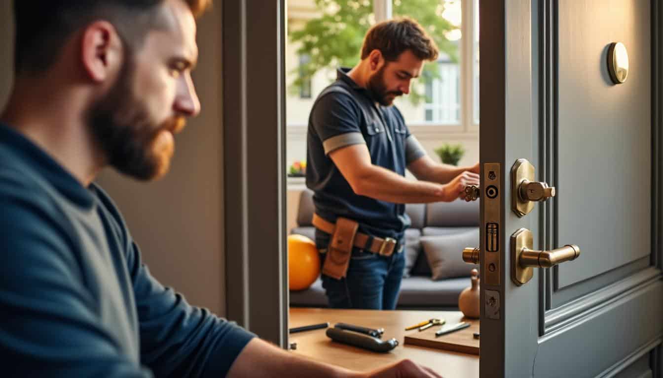 Illustration: Comprendre le fonctionnement de la serrure de porte d’entrée 3 points