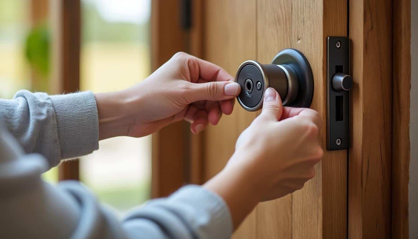 Illustration: Comprendre le fonctionnement d’une serrure 3 points