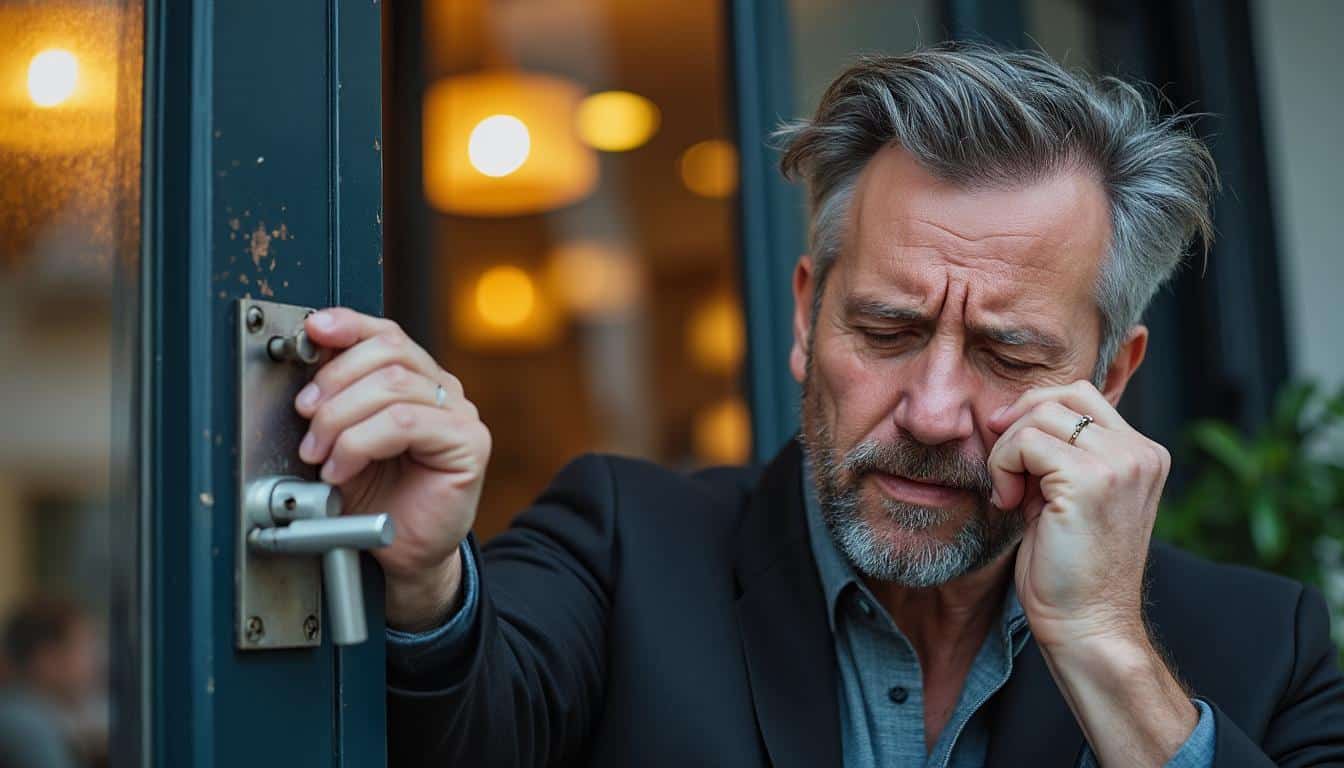 Illustration: Causes courantes d’une clé coincée dans une serrure 3 points