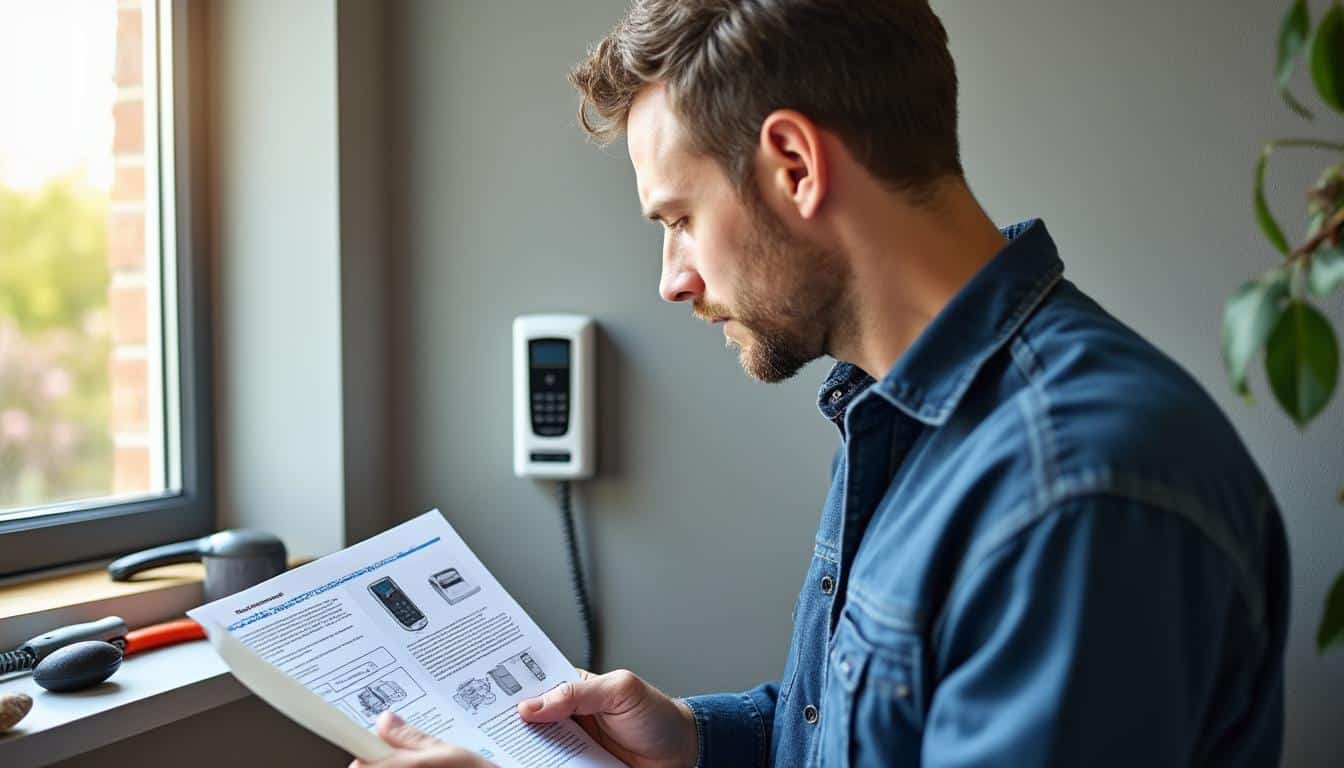 Illustration: Présentation de la notice complète du système Comelit interphone