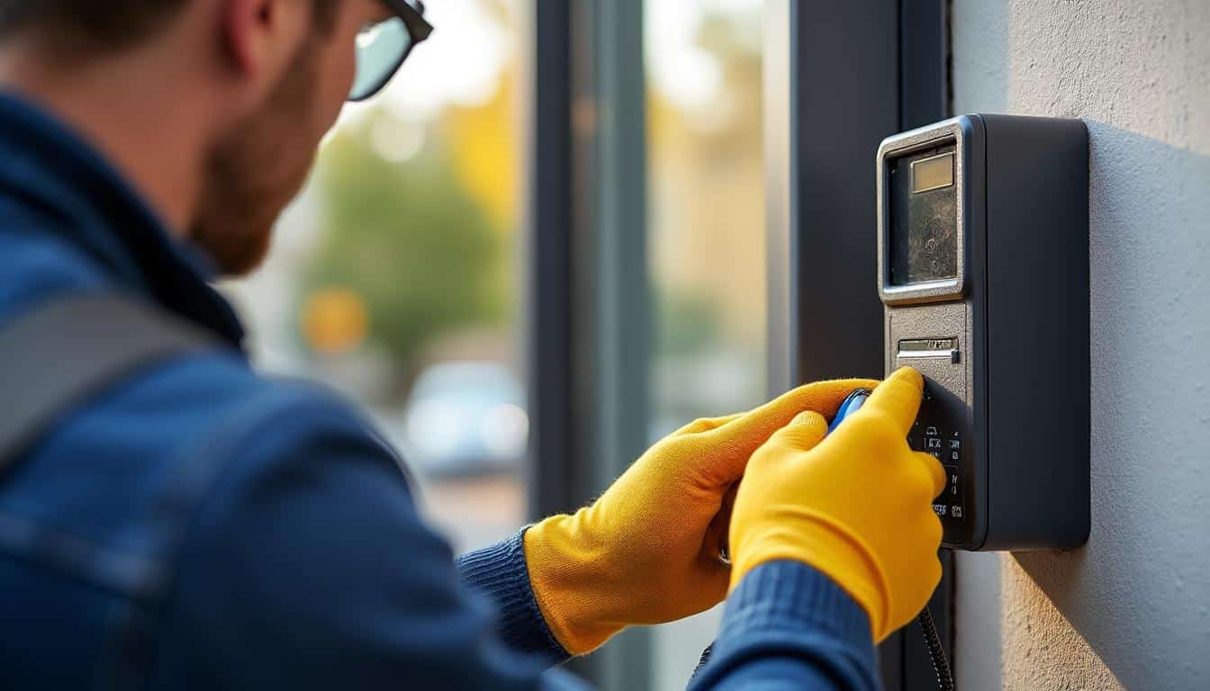 Illustration: Installation, remplacement et dépannage de l’interphone Terraneo : guide pratique