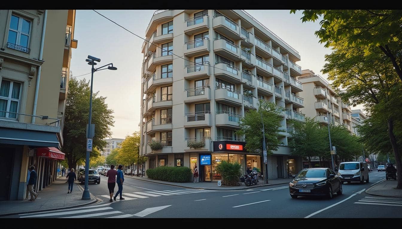 Illustration: Contextes d’utilisation de la loi sur les caméras de surveillance : public, privé, professionnel et domicile