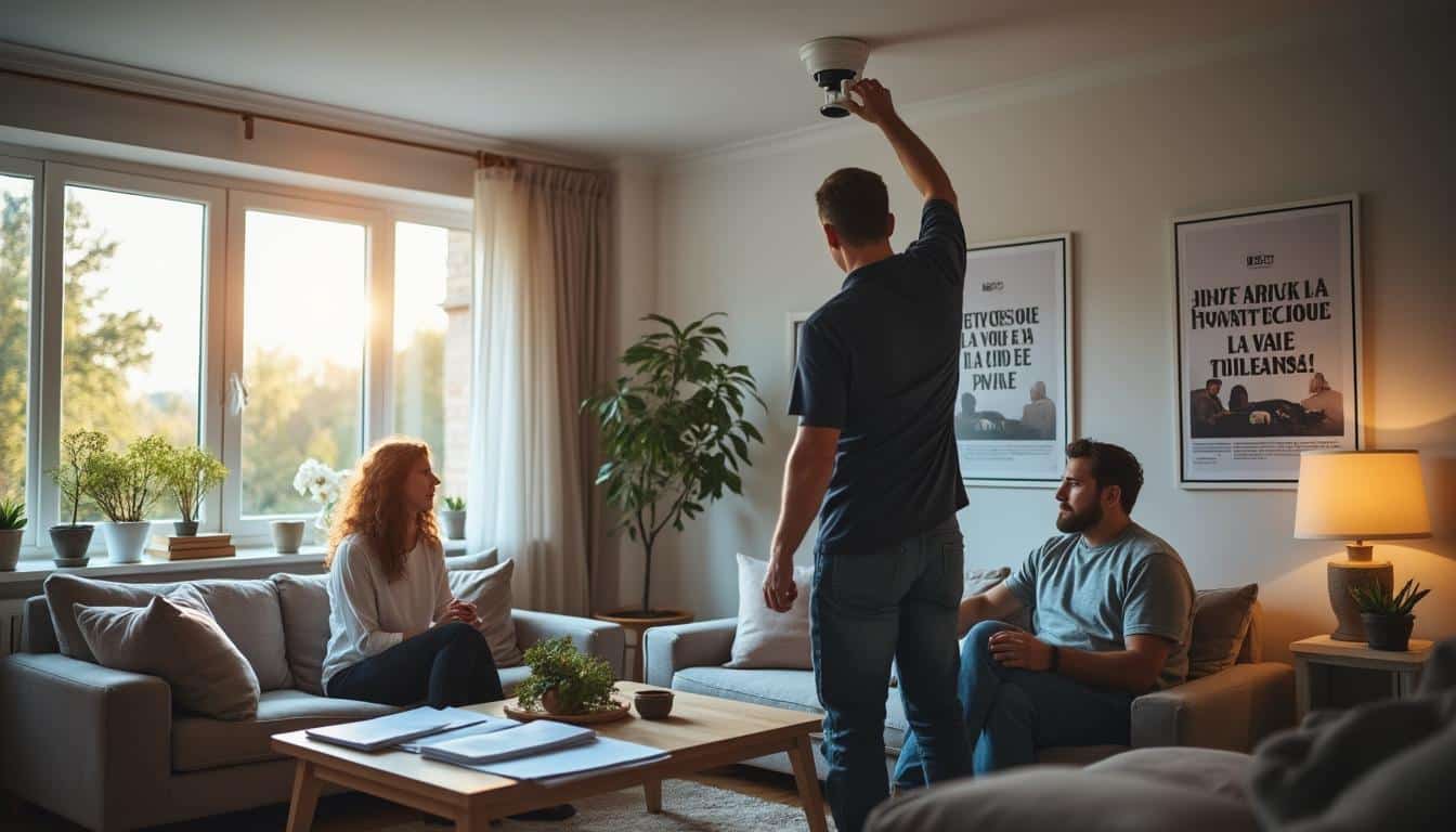 Illustration: Réglementation spécifique pour l’installation de caméras de surveillance à la maison