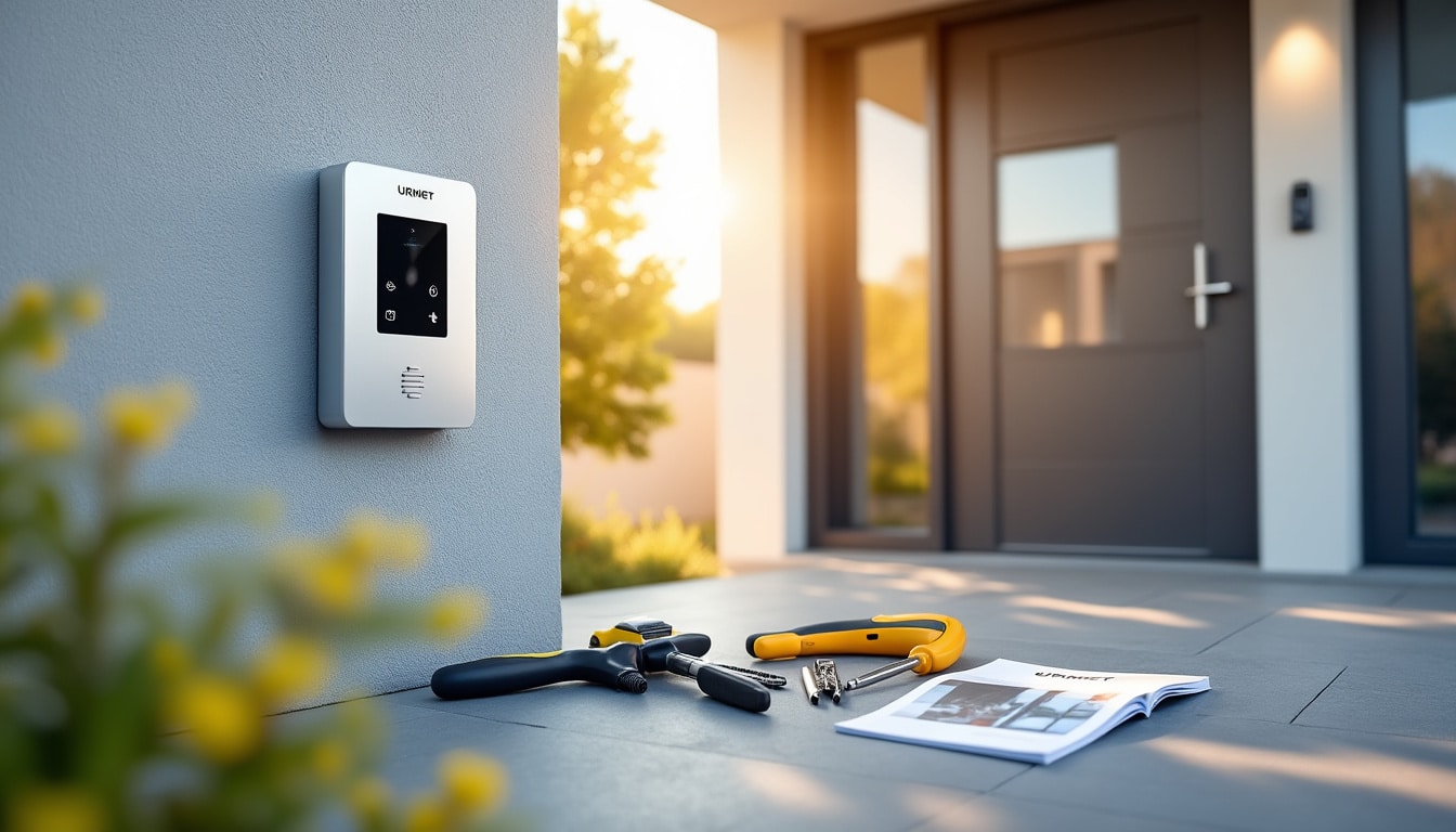 Illustration: Présentation de l’interphone Urmet à 3 boutons et de sa gamme