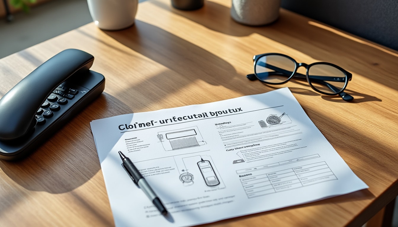 Illustration: Contenu de la notice de l’interphone Urmet à 3 boutons et accès aux documents