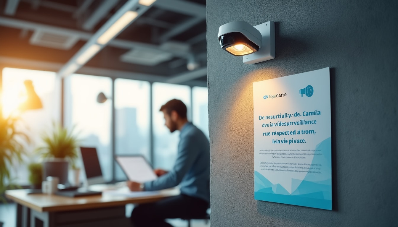 Illustration: Conditions de licéité pour l’installation de caméras de surveillance au travail