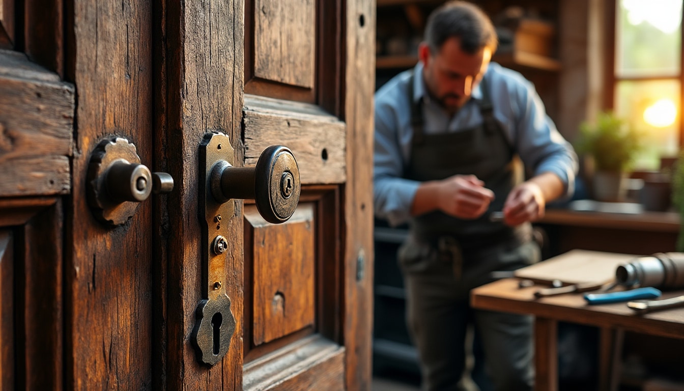 Illustration: Raisons d’installer une serrure 3 points sur une porte ancienne