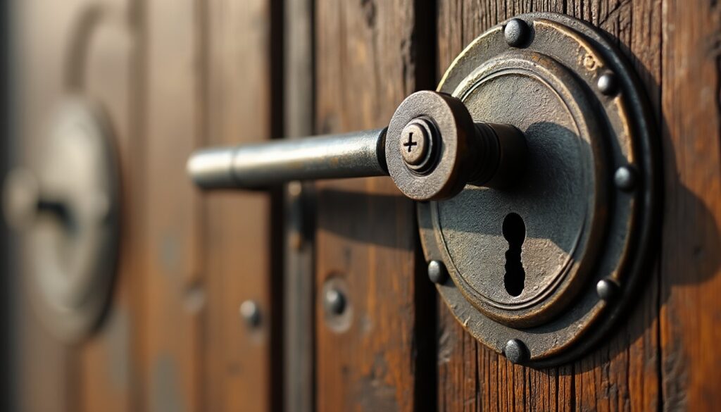 Serrure 3 points pour porte ancienne : sécurité et installation