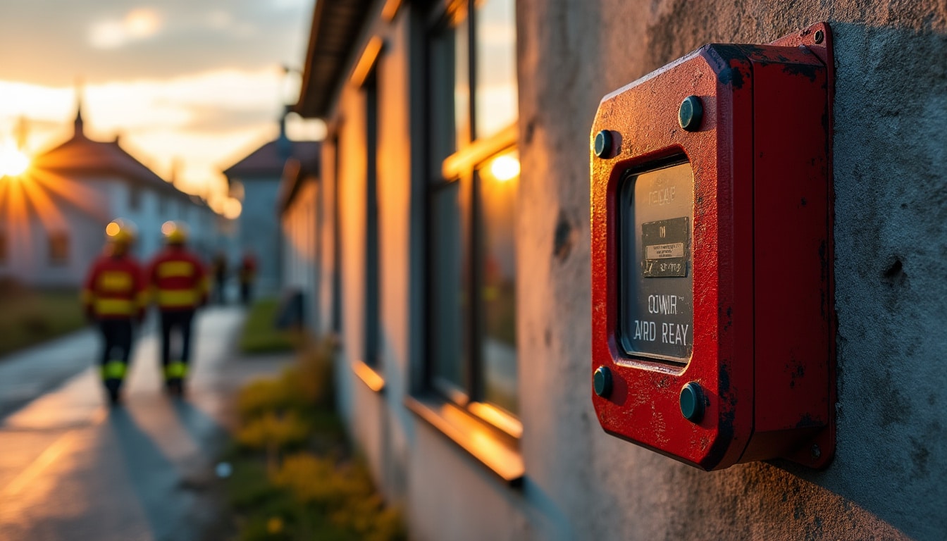 Illustration: Définition et rôle de l’alarme de pompier dans la sécurité publique