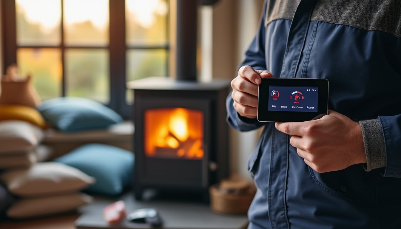 Illustration: À quoi sert l’alarme du pressostat sur un poêle à granulés ou à bois ?