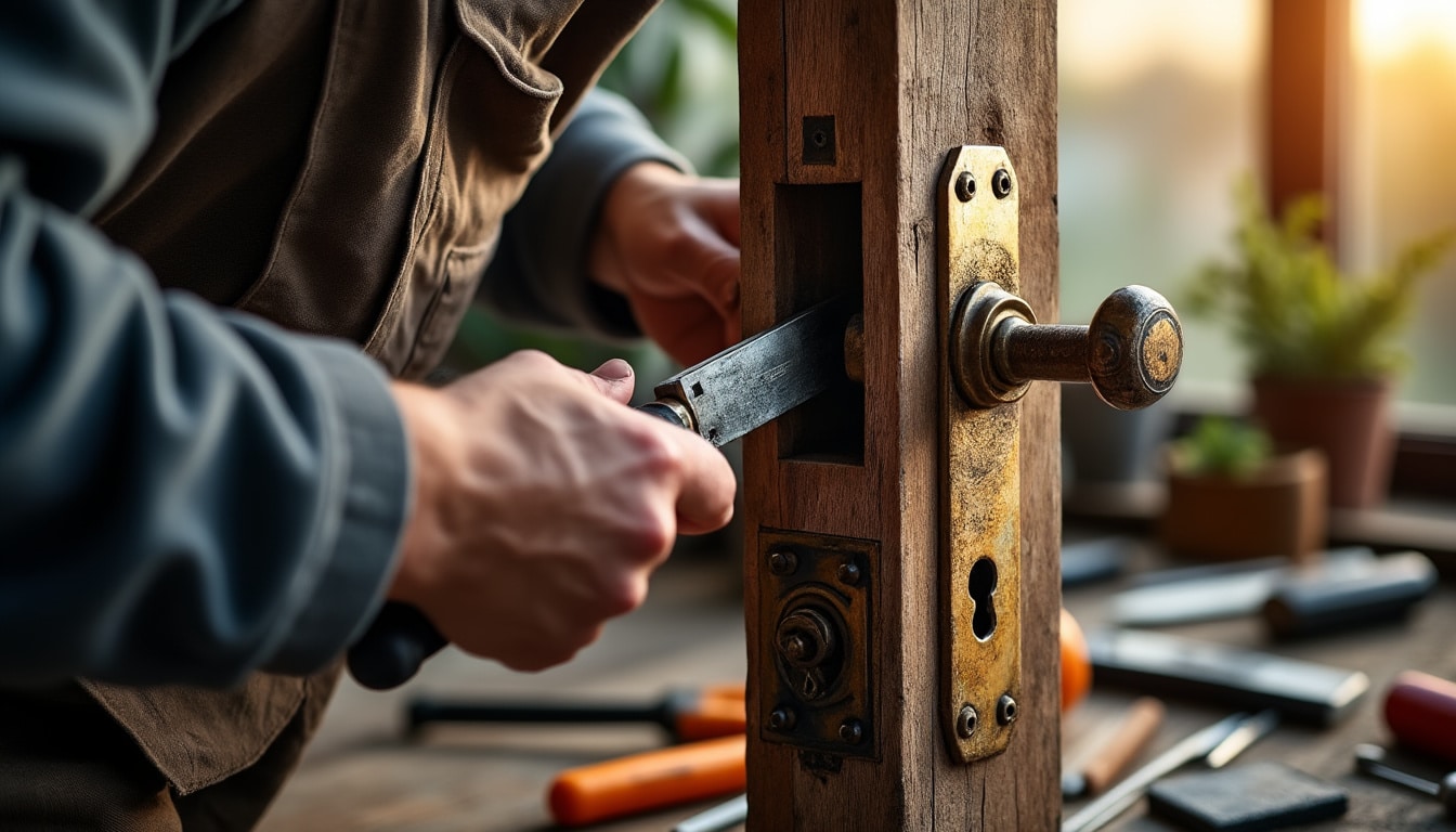 Illustration: Définition et fonctionnement d’une serrure 3 points