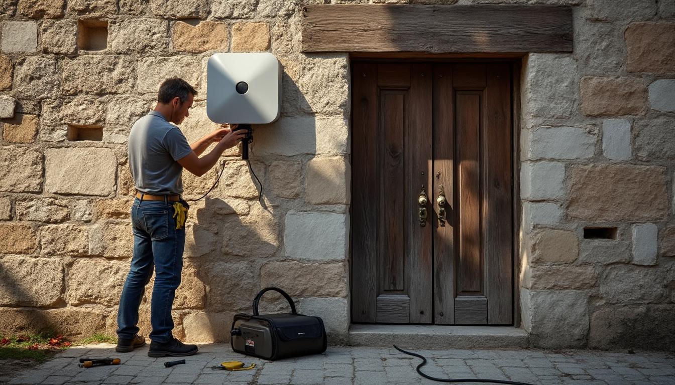 Illustration: Les défis de l’installation d’un visiophone sans fil dans une maison ancienne