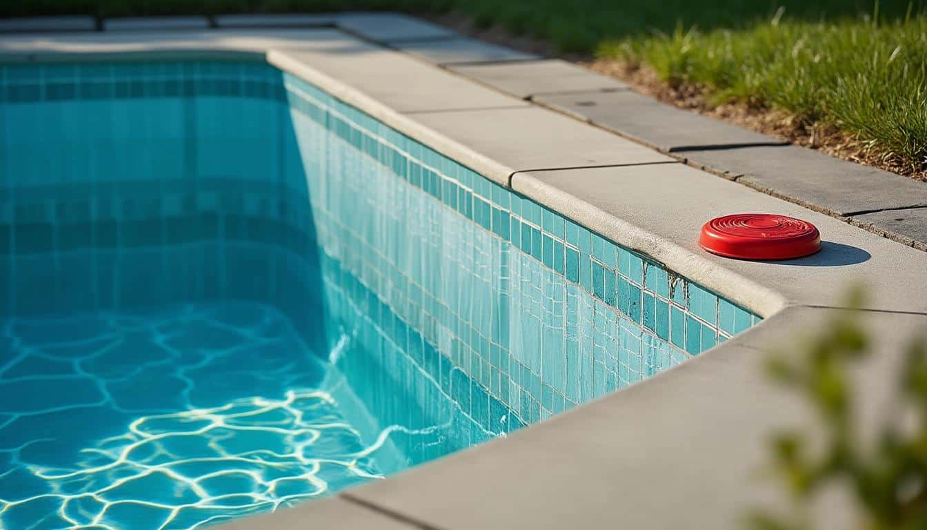 Détecter et réagir à une bâche de piscine endommagée sous alarme