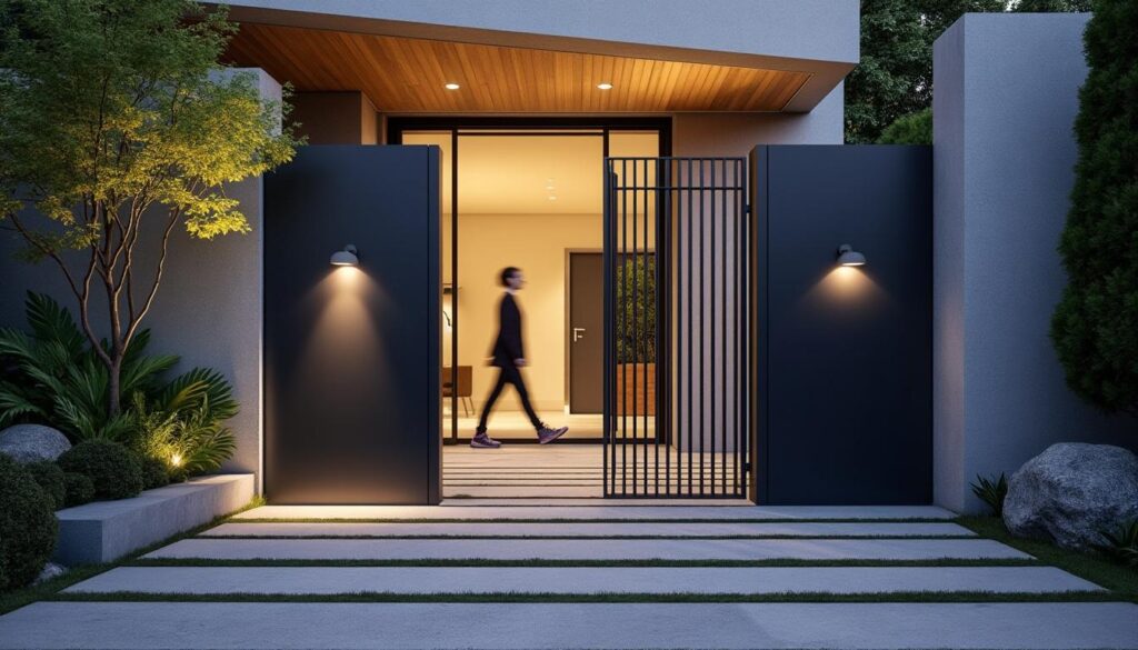 La signalisation de la présence des visiteurs à l’aide d’un capteur portail