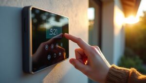 Interphone filaire à écran tactile pour usage avec des gants