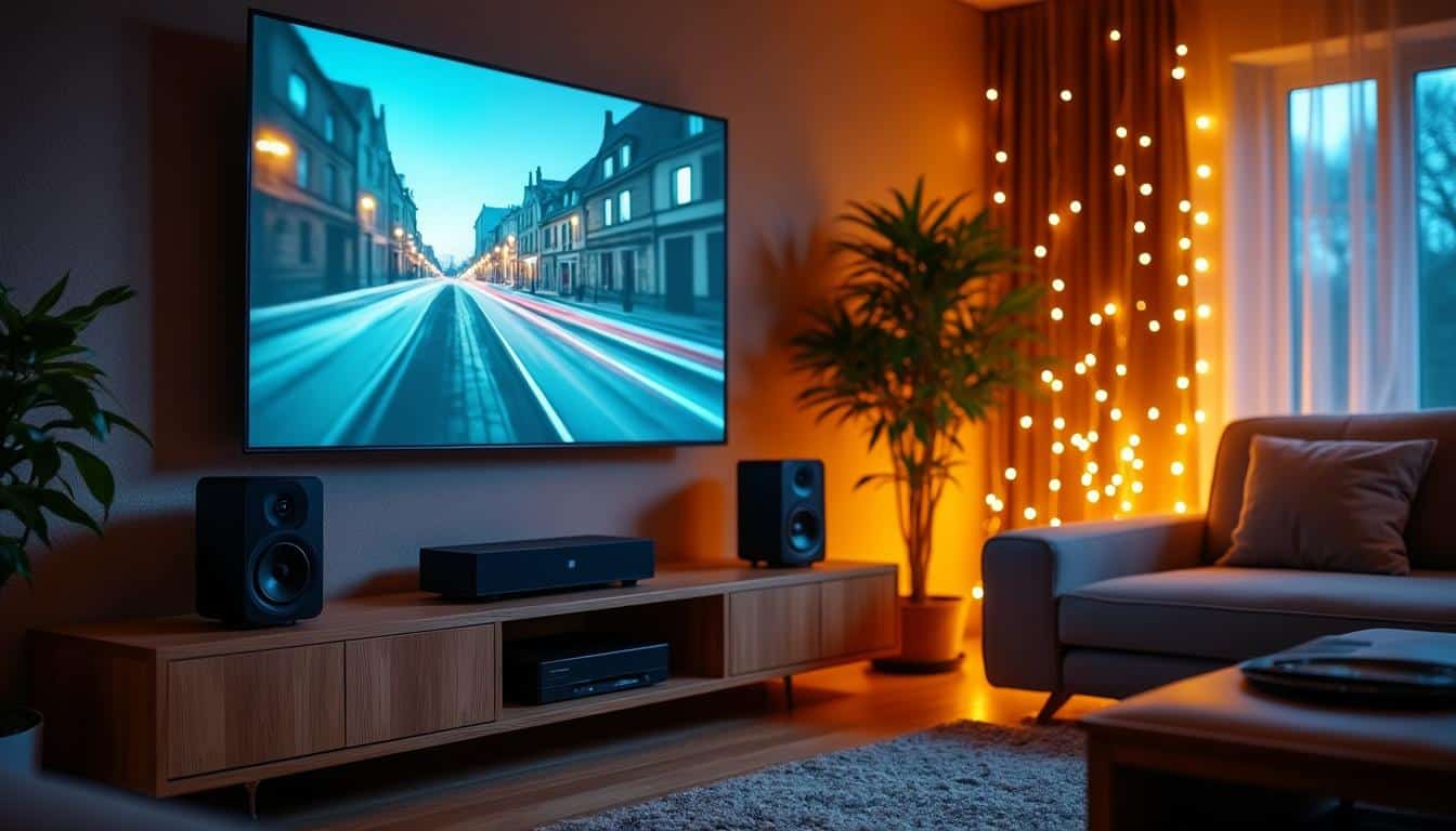 Créer une ambiance lumineuse pour enceintes et projection vidéo à la maison