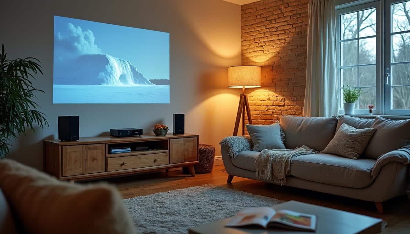 Nos idées pour aménager un coin vidéo avec enceinte et projection