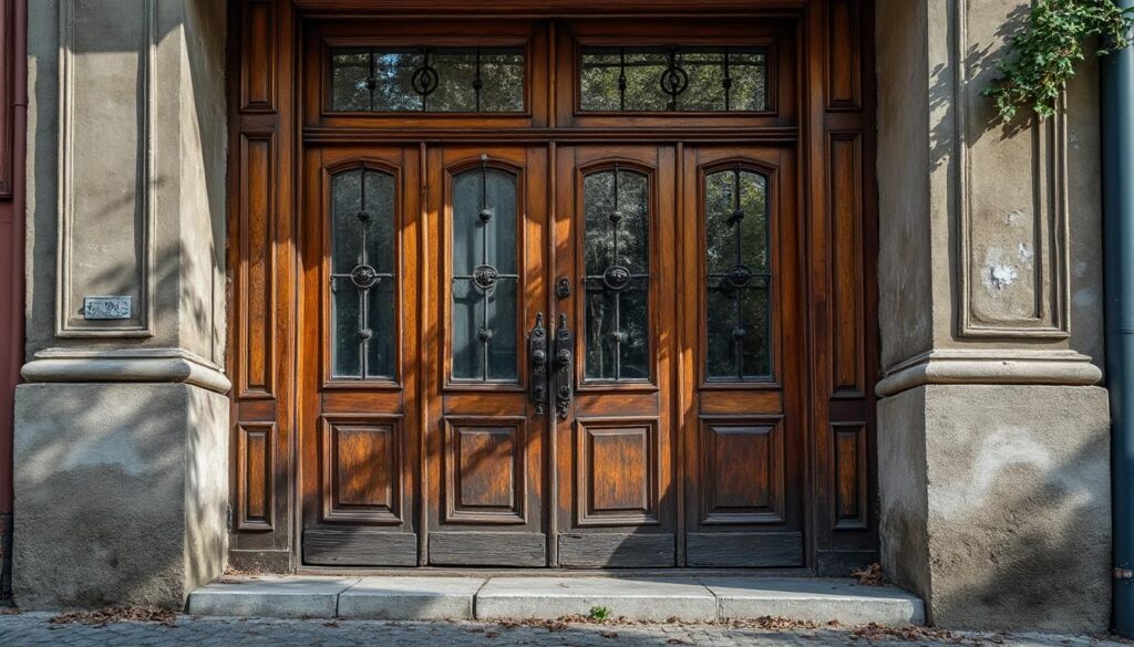 Renforcement de la sécurité des portes d'entrée grâce à une grille de protection