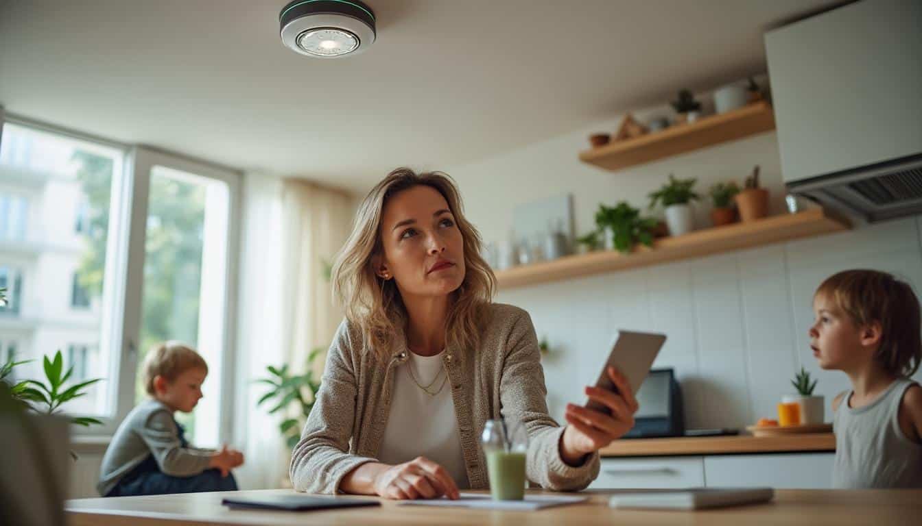 Illustration: Comprendre le fonctionnement du détecteur de fumée et ses signaux d’alarme