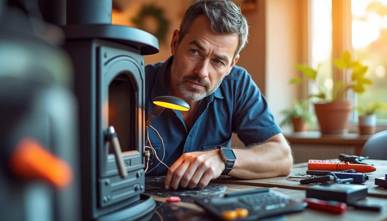 Illustration: Comprendre le rôle essentiel du pressostat dans un poêle à granulé