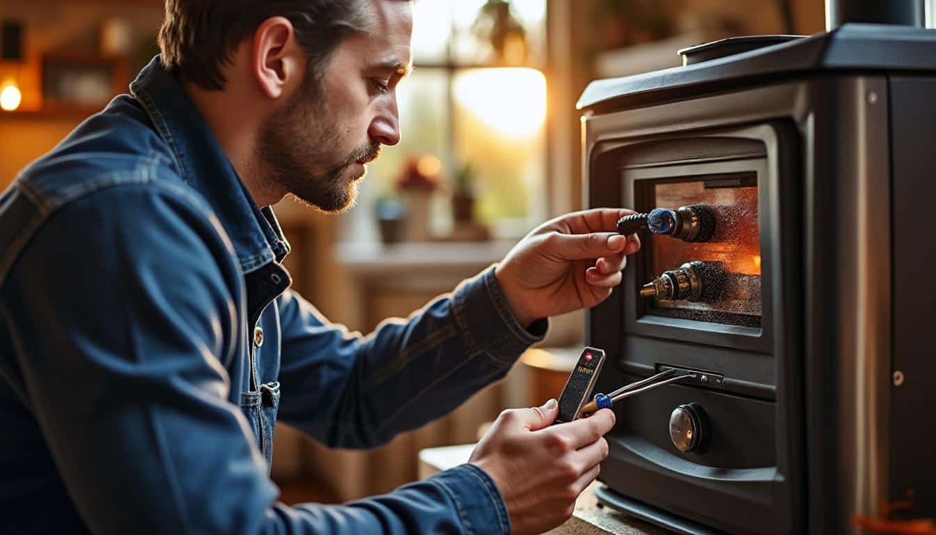 Illustration: Comprendre le rôle du pressostat dans le fonctionnement du poêle à granulés