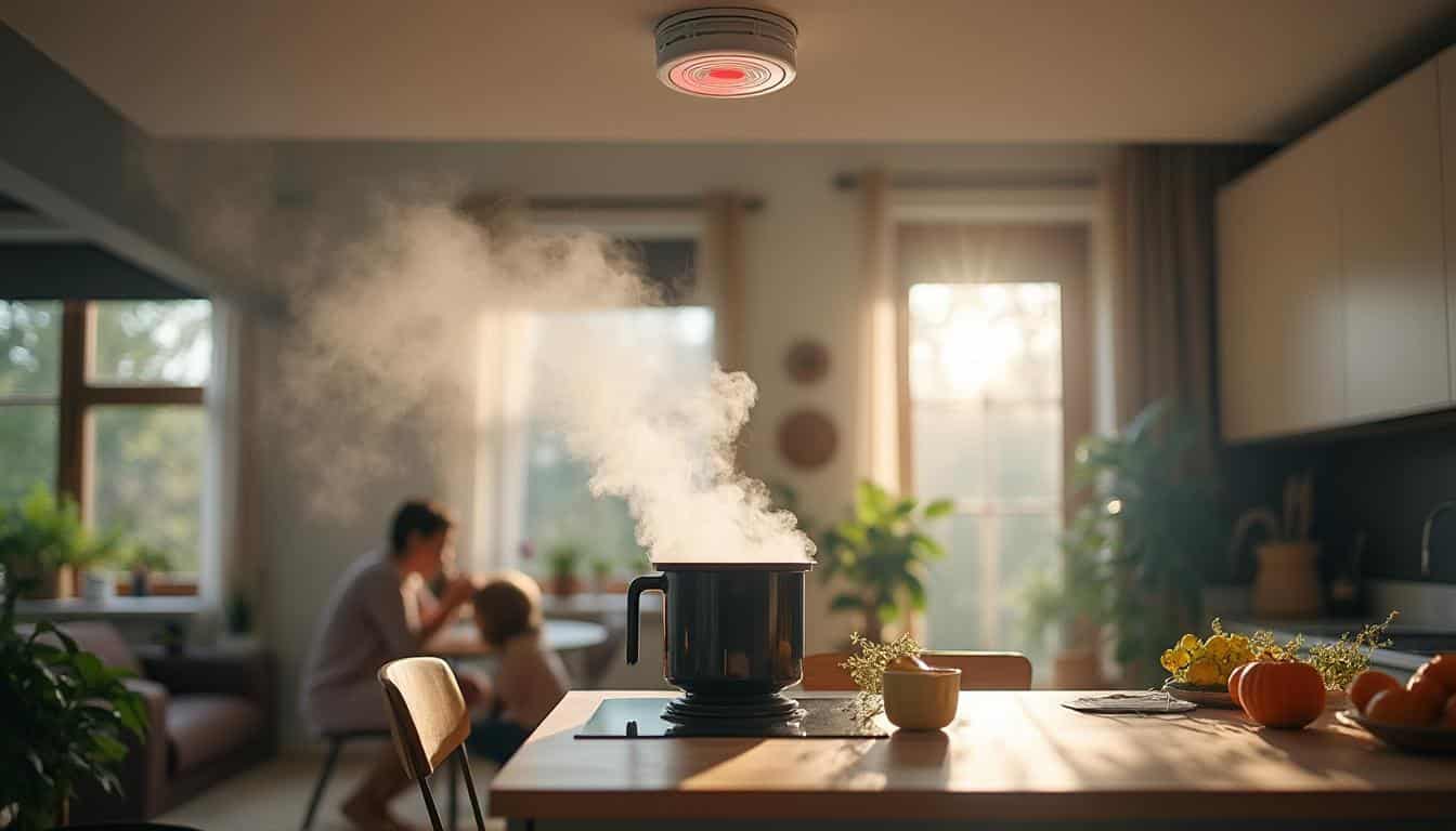 Illustration: Comprendre le fonctionnement du détecteur et de l’alarme incendie