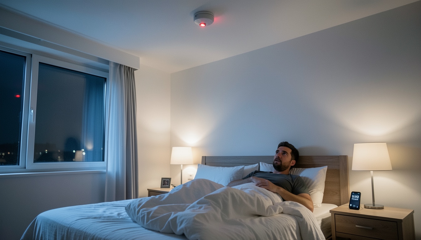 Détecteur de fumée qui sonne la nuit : que faire ?