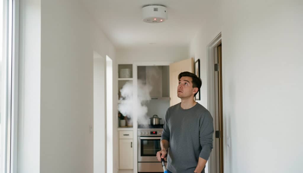 Détecteur de fumée qui sonne : causes et solutions