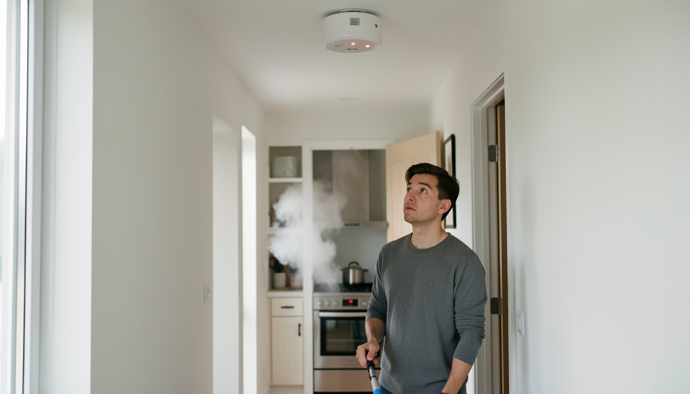 Détecteur de fumée qui sonne : causes et solutions